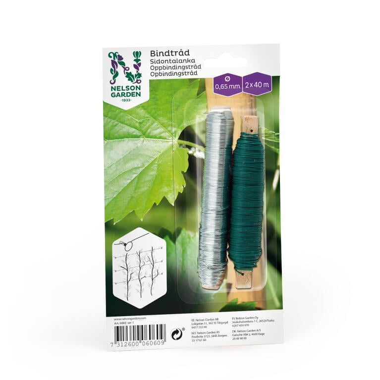 BINDTRÅD galvad+grön 2 x 40 m